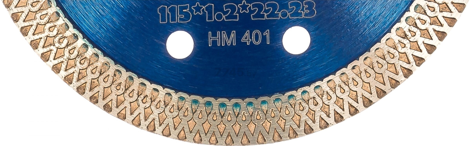 Круг алмазный 115х22 мм по керамике HILBERG X-Turbo (HM401) - Фото 2